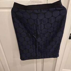 Ann Taylor Blue And Black Pencil Skirt for Work Never Worn